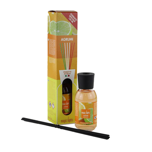 Difusor aroma mikado citrinas 125ml magic lights_0