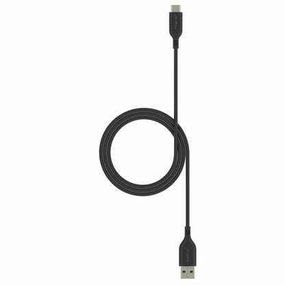 Cabo USB-A para USB-C Mophie Charge Essentials / 15W / 1m / Preto