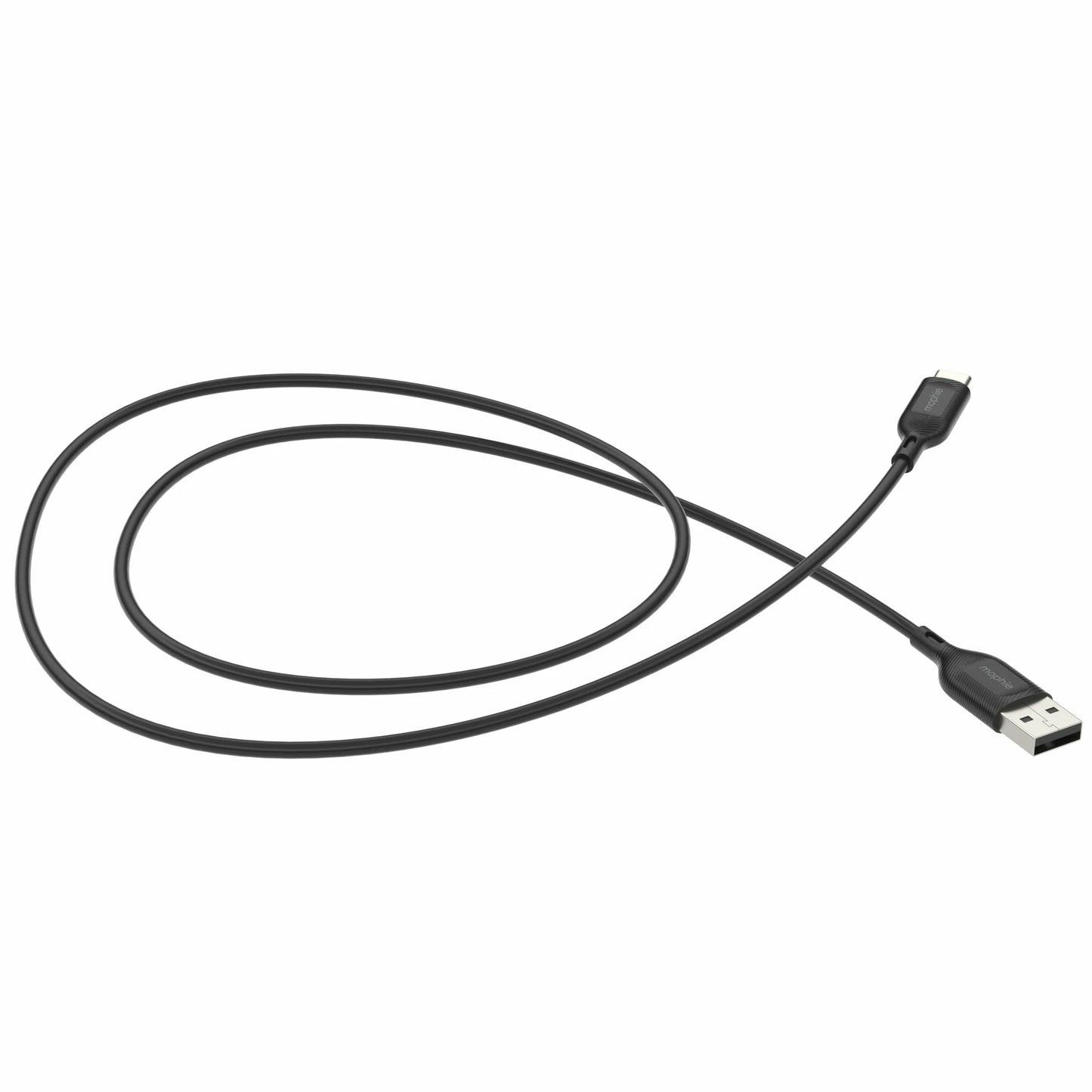 Cabo USB-A para USB-C Mophie Charge Essentials / 15W / 1m / Preto