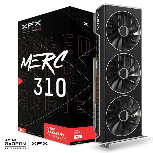 Placa Gráfica XFX AMD Radeon 7900 XTX "RDNA 3" Speedster MERC 310 Black Gaming 24GB GDDR6