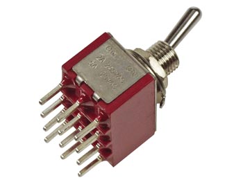 INTERRUPTOR VERTICAL 4PDT ON-ON - TIPO PCB_0