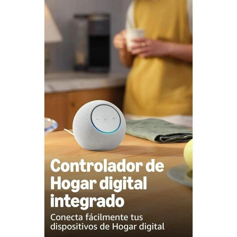 Altifalante Inteligente Amazon Echo Dot Max Alexa WiFi Bluetooth 30W Branco