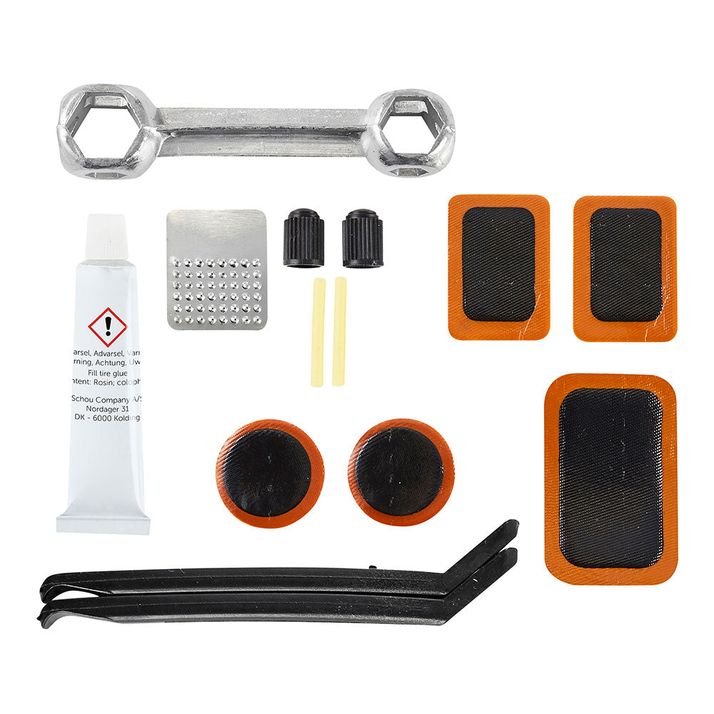 Kit de reparaÃ§Ã£o de furos com ferramenta, 14 peÃ§as_0