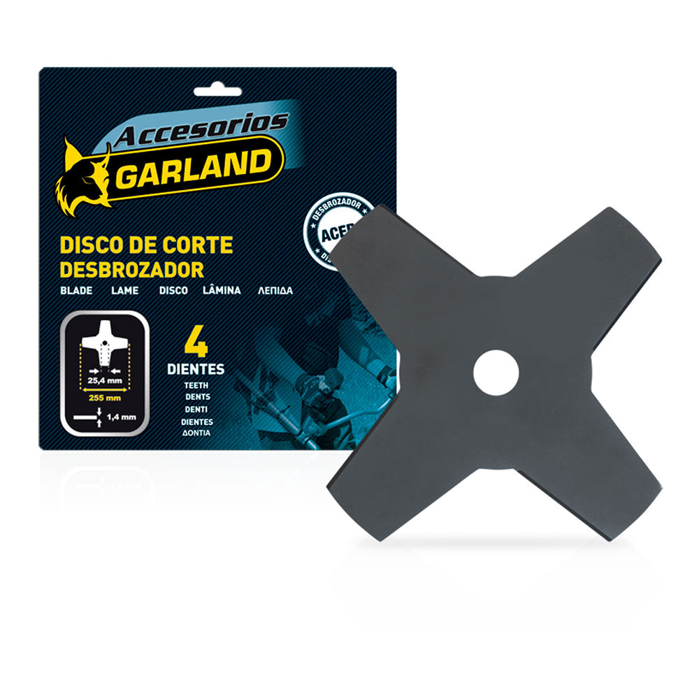 LÃ¢mina 4d para cortador de escovas 255x25,4x1,4mm 7100255144 garland_0