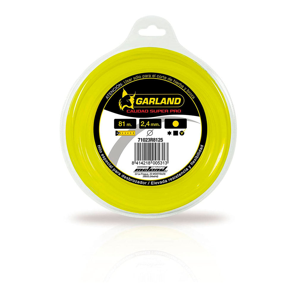 Dispensador de fio para cortador de escovas 8m Ã¸2,4mm redonda 71023r8125 garland_0