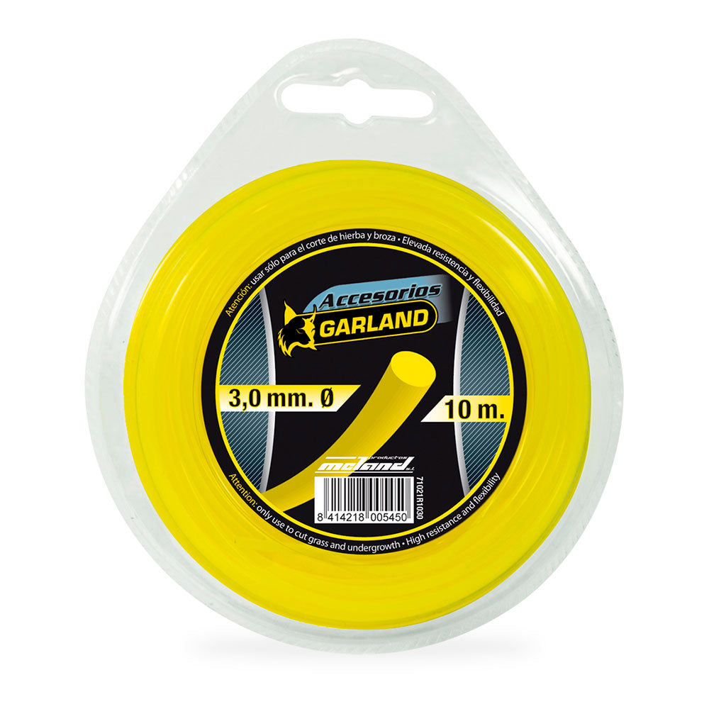Dispensador de fio para cortador de escovas 10m Ã¸3,0mm redonda 71021r1030 garland_0