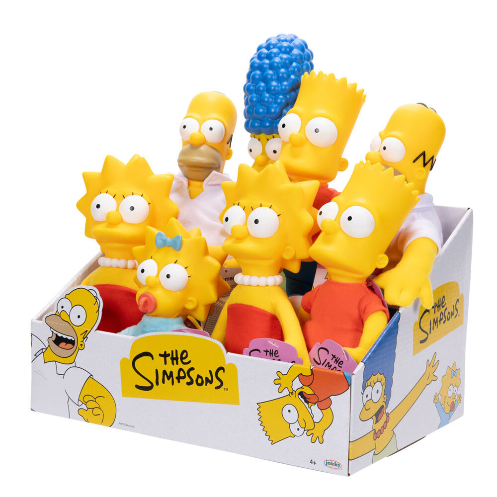 Peluche Os Simpsons 30cm 1 Unidade Sortido