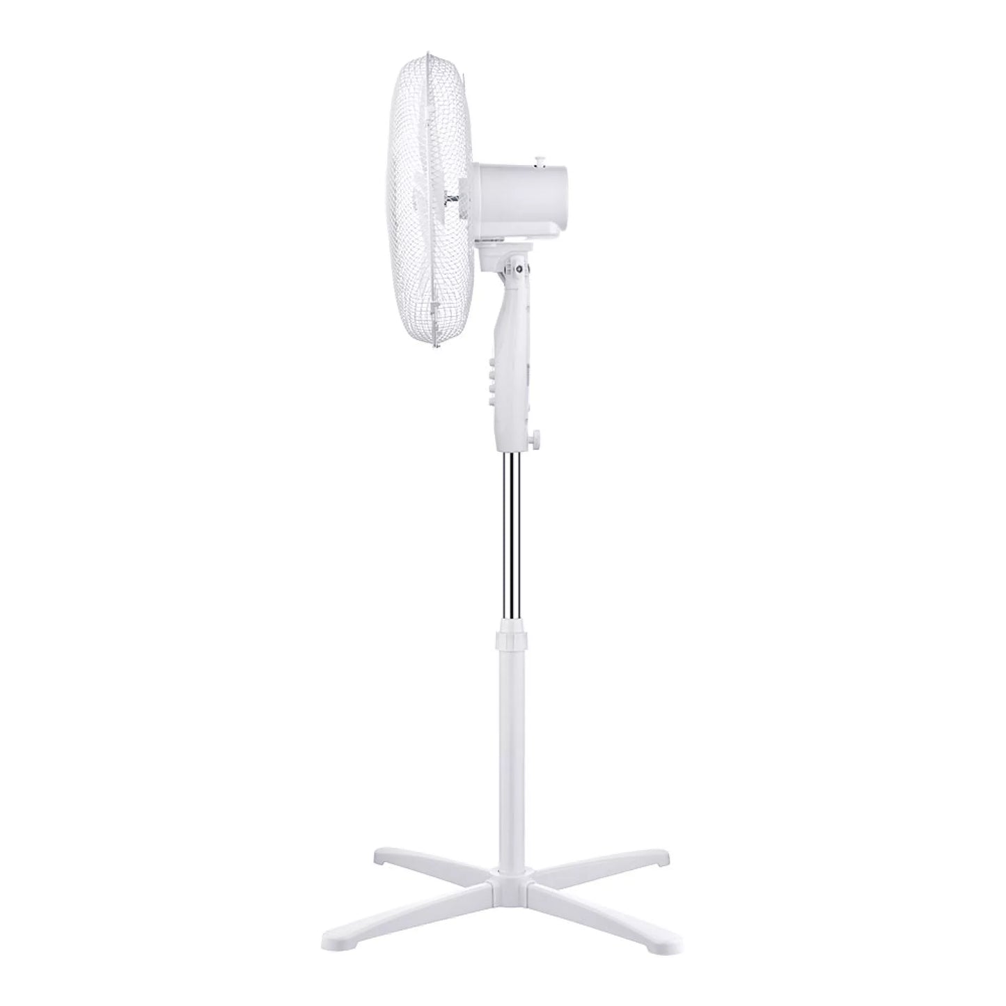 Ventoinha de Pé EDM 38W Ø40 cm Branca Silenciosa pack de 2 unidades