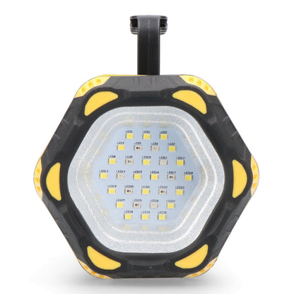 Lanterna LED Recarregável EDM c/ 3 Pontos de Luz Preta 36144