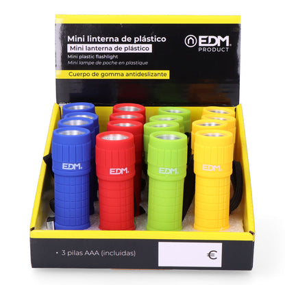 Mini Lanterna LED 60lm 3xAAA (Pilhas incluidas) Cores sortidas