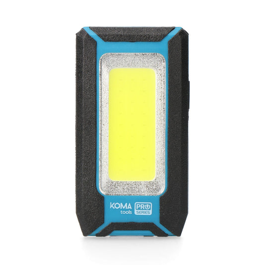 Lanterna Profissional LED KOMA TOOLS Recarregável USB 8W 500lm c/ Gancho e Íman