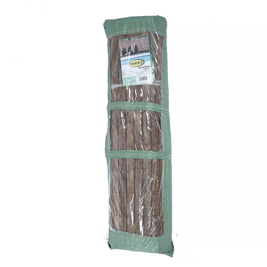 Vedação Caniço Madeira Faura Casca Natural Abeto 1.5x3m