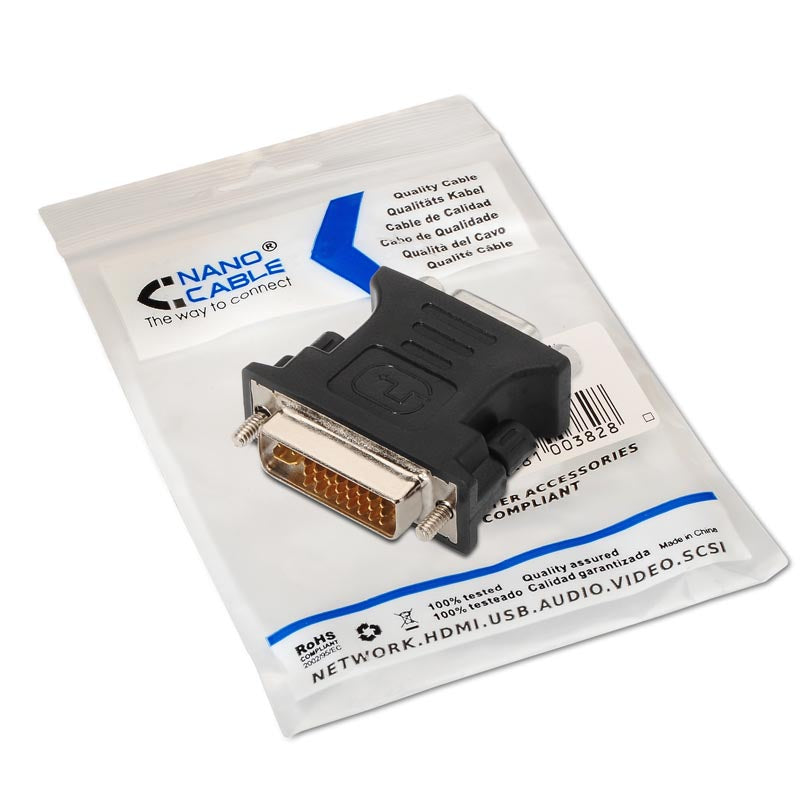 Adaptador Nanocable 10.15.0704 DVI Macho - VGA Fêmea