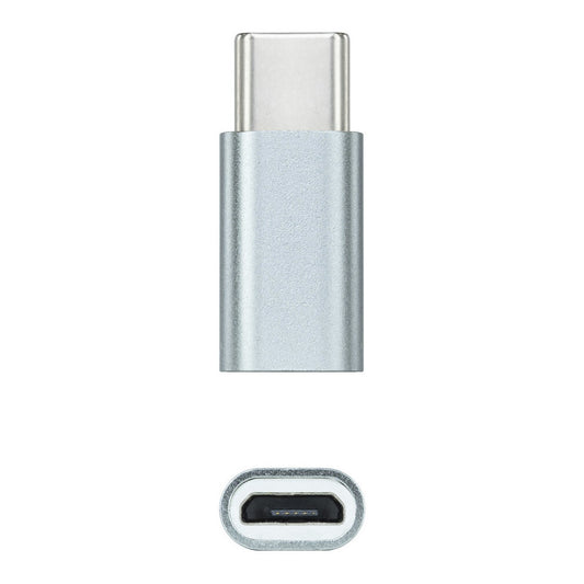 Adaptador Nanocable 10.02.0011 USB Tipo-C Macho - MicroUSB Fêmea