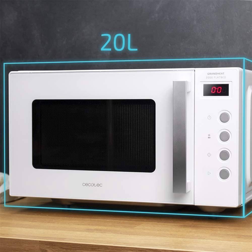 Micro-ondas Cecotec Grandheat 2000 Flatbed White 700W 20 Litros Branco