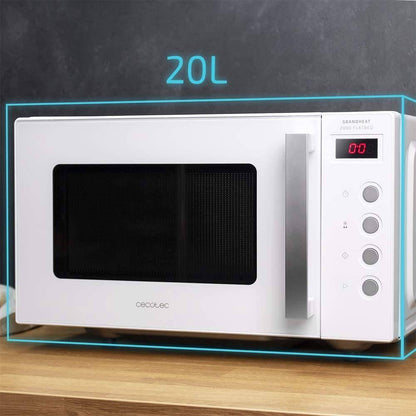 Micro-ondas Cecotec Grandheat 2000 Flatbed White 700W 20 Litros Branco