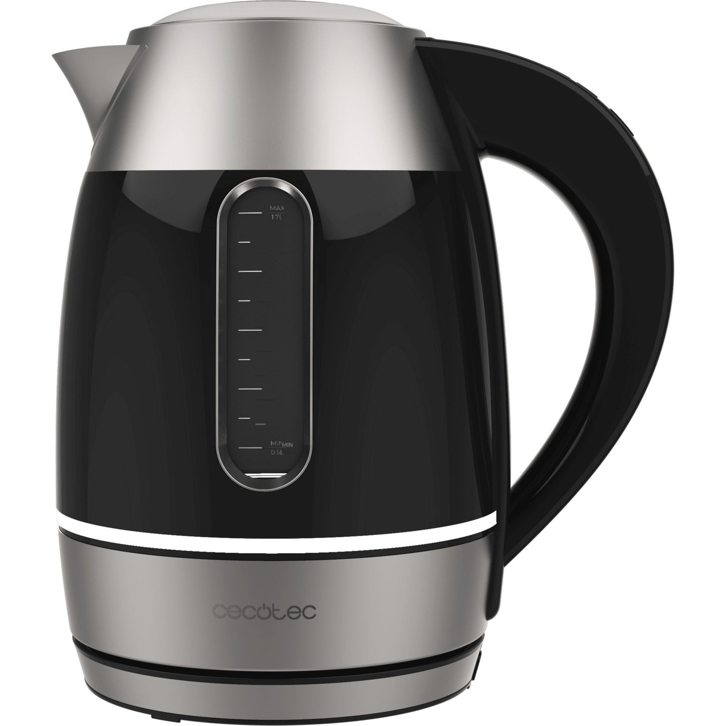 Chaleira Cecotec ThermoSense 400 VisionLight 1.7L 2200W Inox/Preto