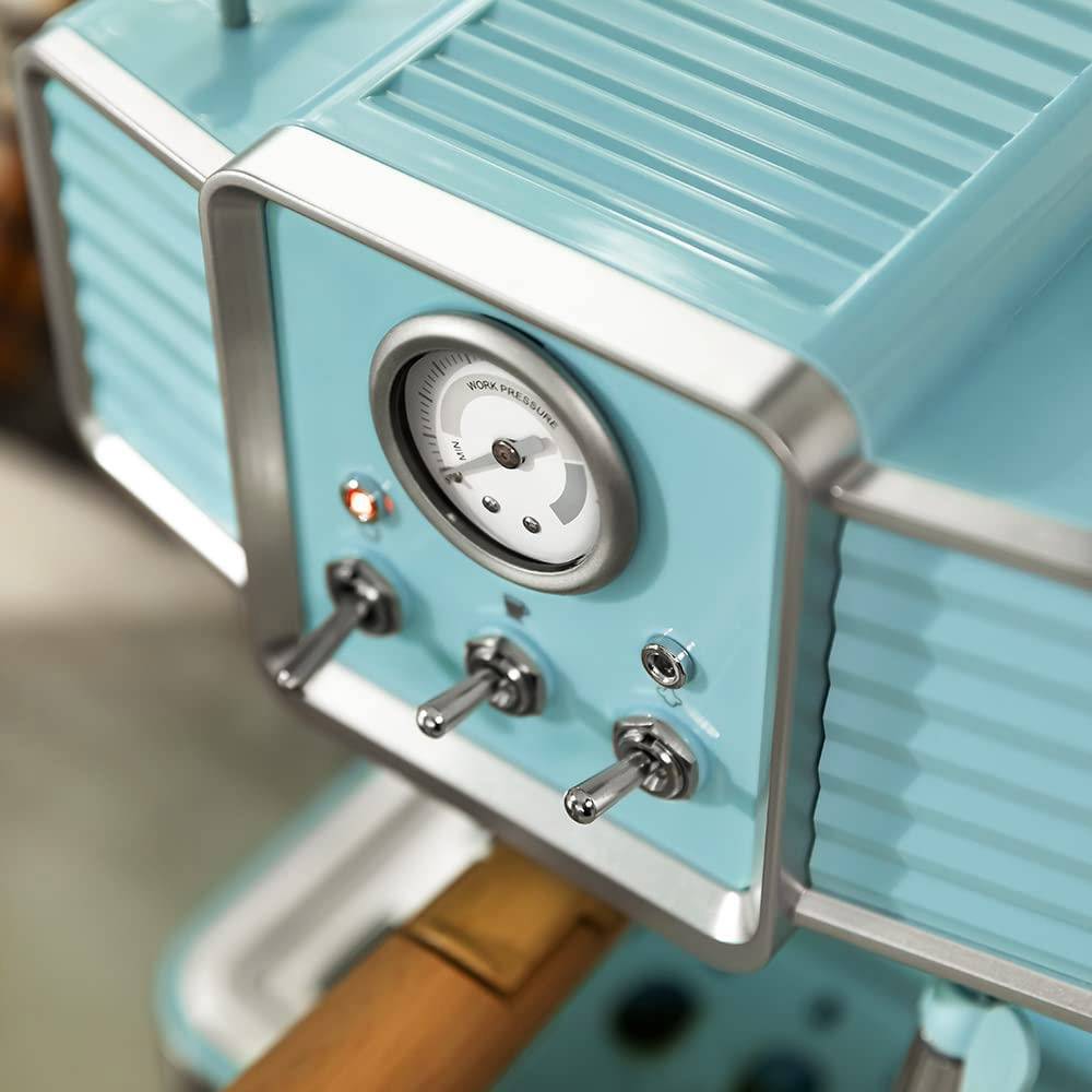 Máquina de Café Manual Cecotec Power Espresso 20 Tradizionale Light Blue 20 Bar 1350W