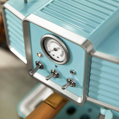 Máquina de Café Manual Cecotec Power Espresso 20 Tradizionale Light Blue 20 Bar 1350W