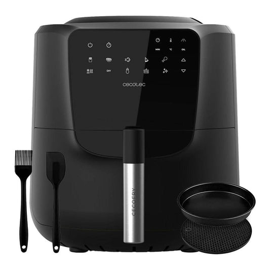 Fritadeira Air Fryer (Sem Óleo) Cecotec Cecofry Rain Pack 5.5L 1550W Preta