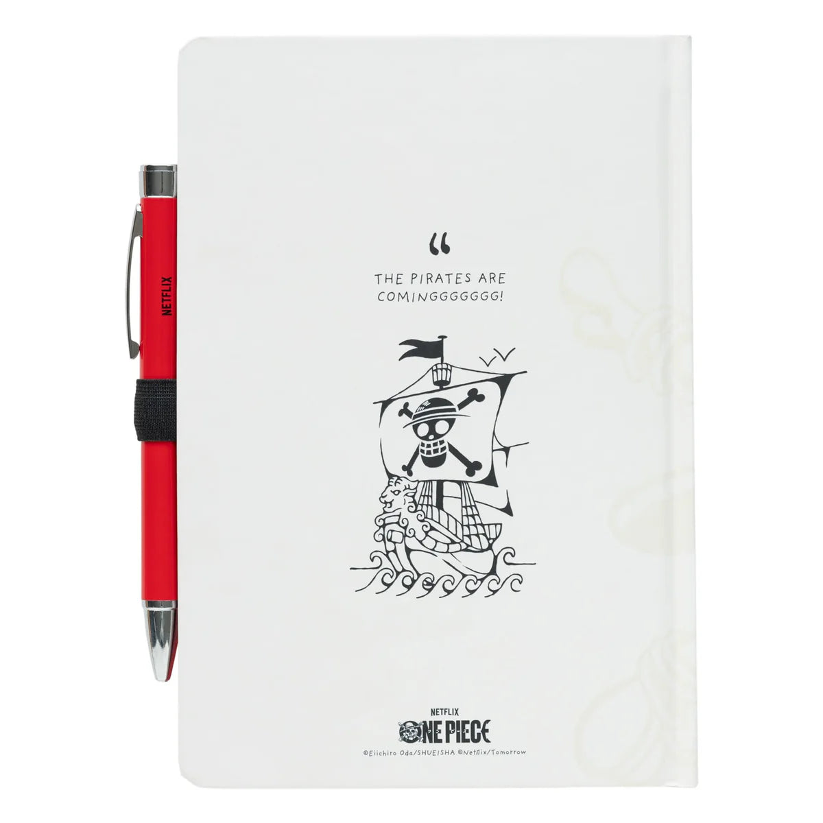 Caderno A5 premium + caneta projetor One Piece Straw Hat Pirates