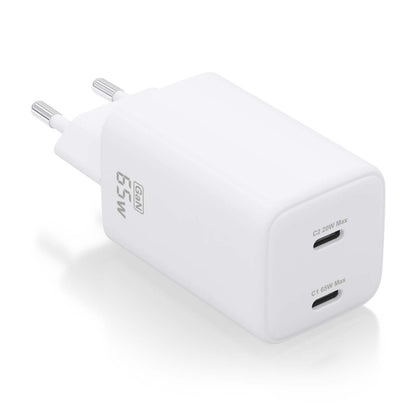 Carregador Fast Charging Aisens 2x usb-c 65w Branco ASCH-65W2P039-W