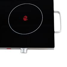 Placa Elétrica de Vitrocerâmica Portátil Orbegozo 2 Zonas 170 e 205mm 2800W