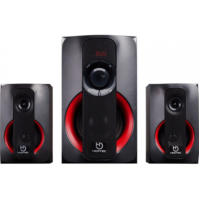 Colunas com Bluetooth Hiditec H400 / 80W / 2.1