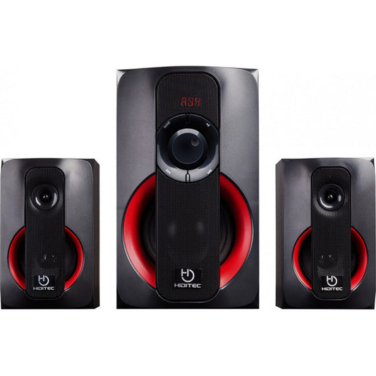 Colunas com Bluetooth Hiditec H400 / 80W / 2.1