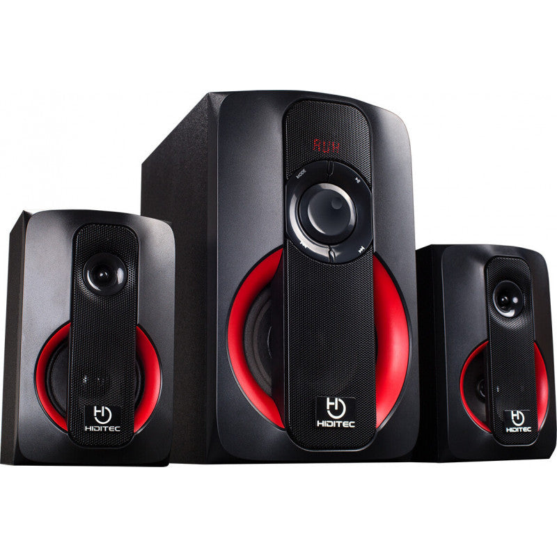 Colunas com Bluetooth Hiditec H400 / 80W / 2.1