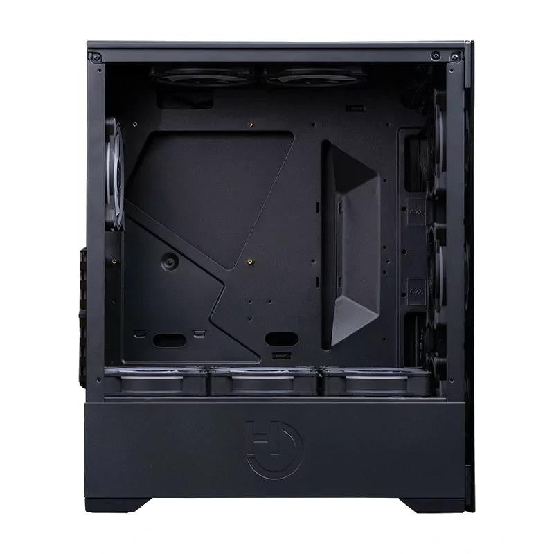 Caixa ATX Hiditec Z20 Aura Midi Tower RGB Vidro Temperado Preto