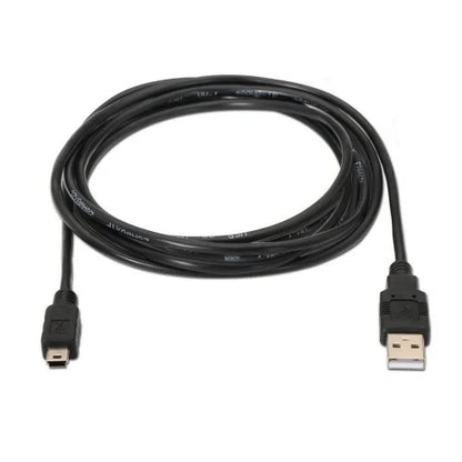 Cabo USB-A Macho para Mini USB Macho 1m AISENS A101-0024