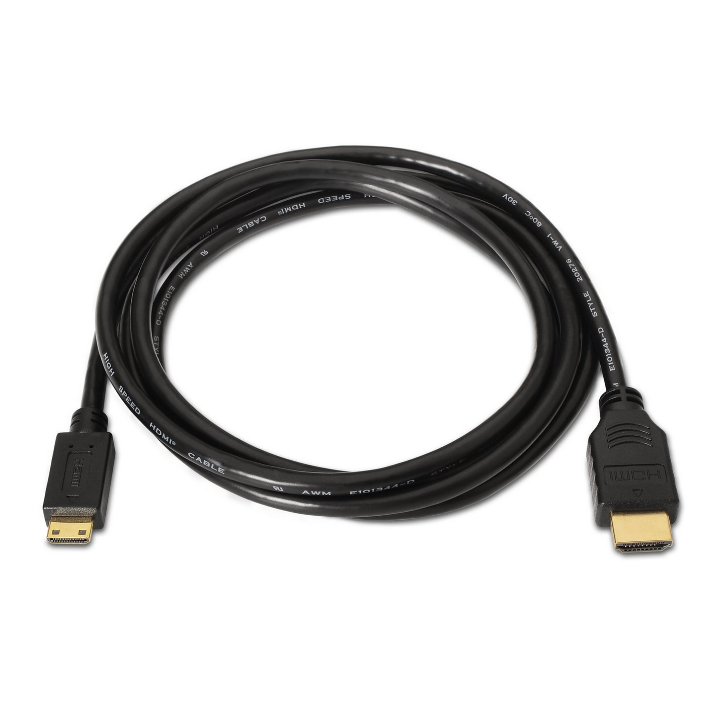Cabo HDMI Macho para Mini HDMI Macho Até 10W 1.8m AISENS A119-0114