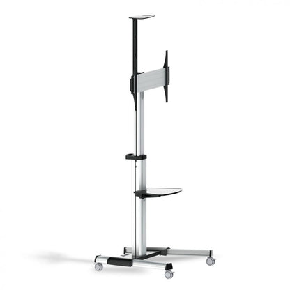 Suporte de chão ECO com rodas, tabuleiro para DVD e suporte para câmara FT70TRE-037 / TV DE 37“ até 70”