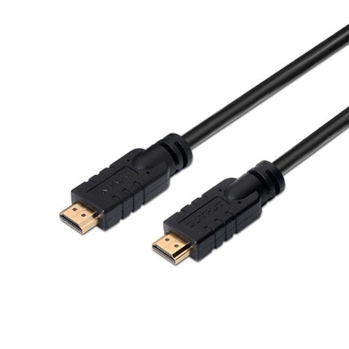 Cabo HDMI 25 metros 2.0 4K Aisens A120-0375/ HDMI Macho para HDMI Macho/ até 10W/ 2250Mbps/ 25 metros / Preto