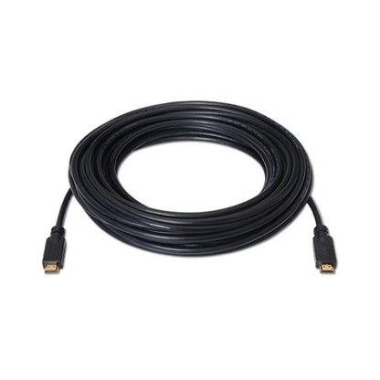 Cabo HDMI 25 metros 2.0 4K Aisens A120-0375/ HDMI Macho para HDMI Macho/ até 10W/ 2250Mbps/ 25 metros / Preto