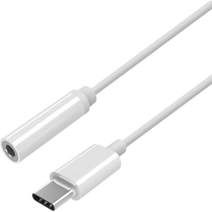 Adaptador USB-C para Jack 3.5 Fêmea / Aisens A109-0384 / Branco