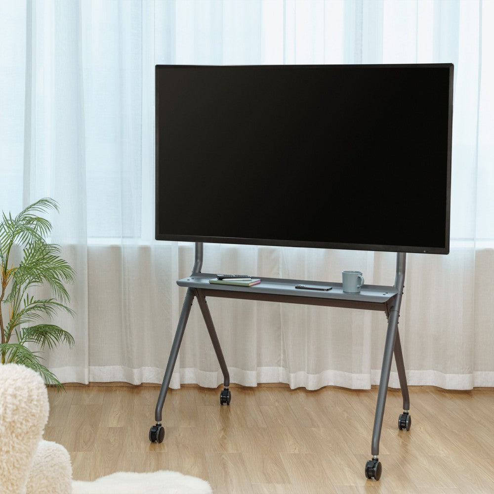 Suporte amovível de chão com rodas FT86FE-143 para TV ou ecrã interativo de 37“ até 70”