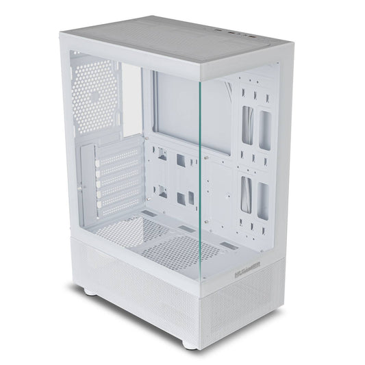 Caixa ATX Nox Hummer Vision Tempered Glass Branca