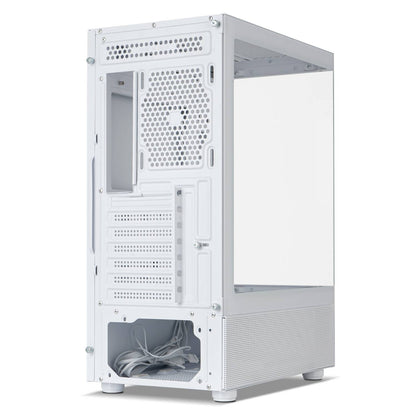 Caixa ATX Nox Hummer Vision Tempered Glass Branca