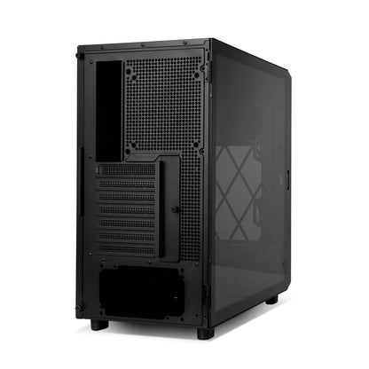 Caixa ATX Nox Hummer BIOS LCD 8” Vidro Temperado Preta