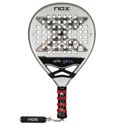 Raquete de Padel NoxSport AT10 Luxury Genius 18K 2024 Agustin Tapia / Preta e Branca