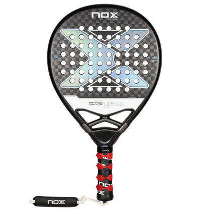 Raquete de Padel NoxSport AT10 Luxury Genius 12K 2024 (Agustín Tapia) / Preta e Cinzenta