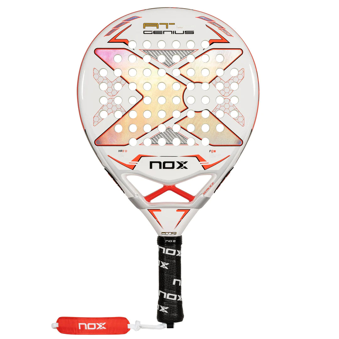 Raquete de Padel NOXSPORT AT Pro Cup 2024 / Branca e Laranja