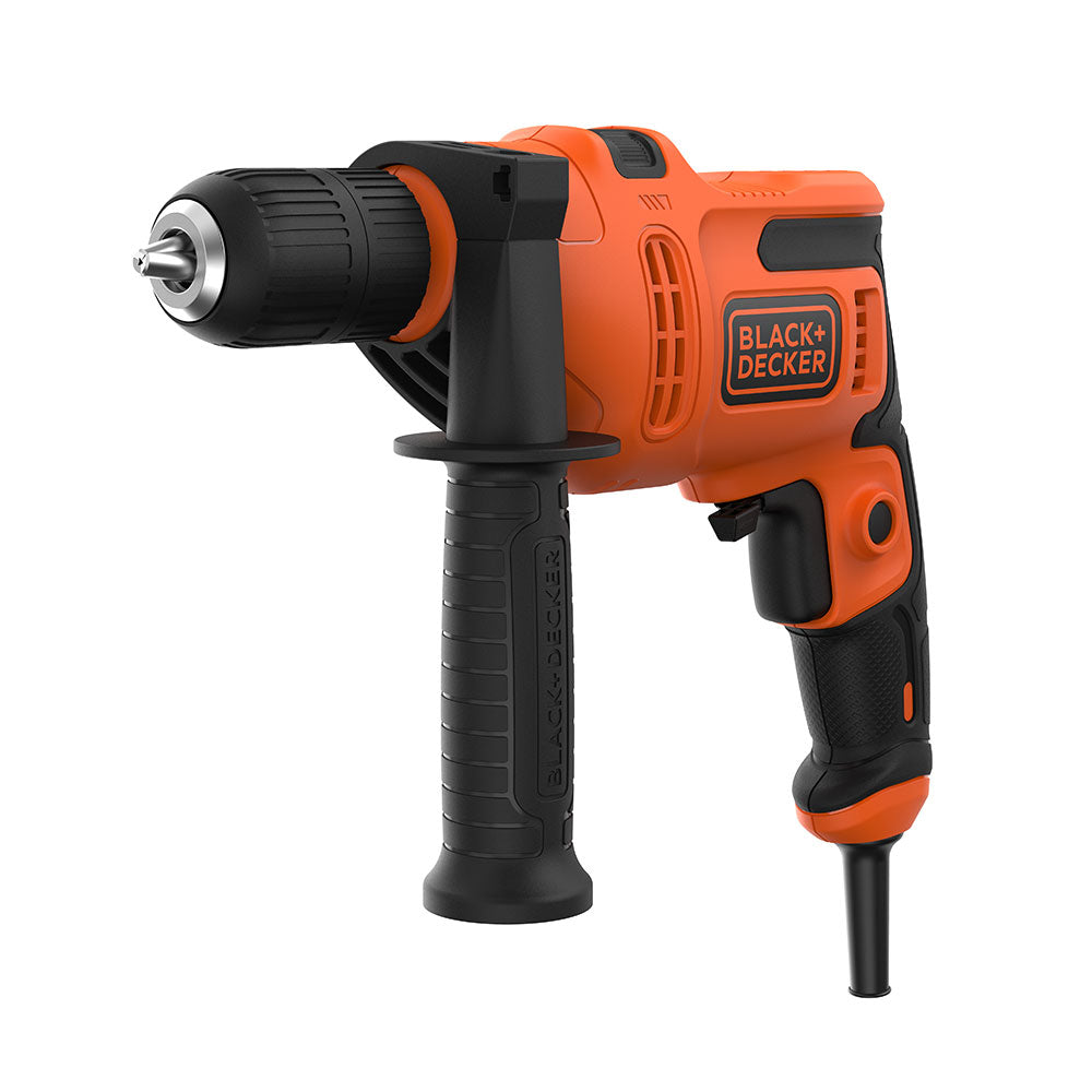 Berbequim com percussÃ£o 500w black+decker_0