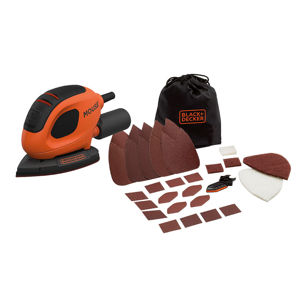 Lixadora de detalhe mouse 55w bew230bc-qs black+decker_0