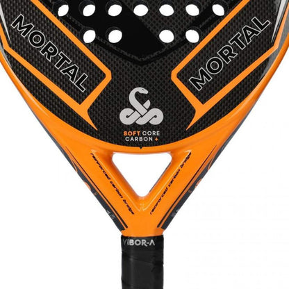 Raquete de Padel VIBOR-A Mortal Carbon 3.0 / Laranja e Preta