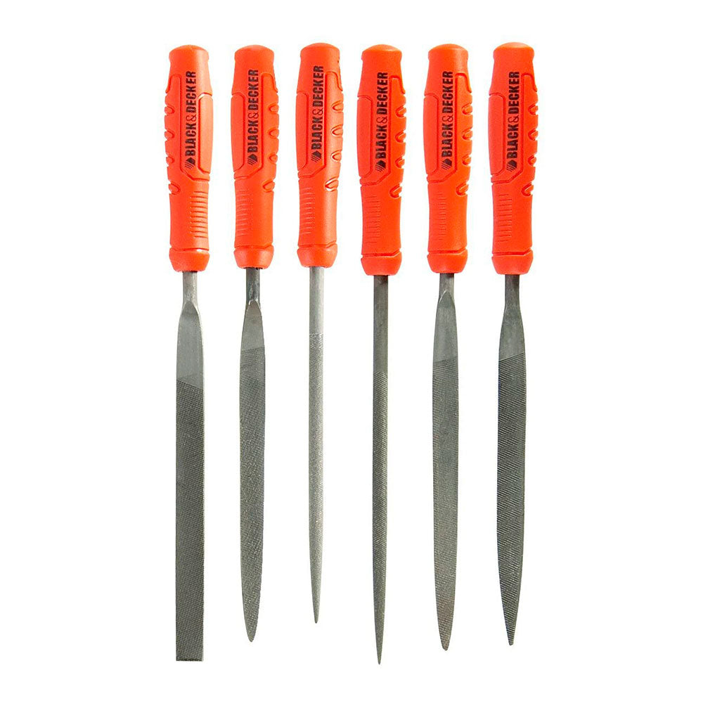Jogo de 6 mini limas de metal e madeira bdht0-22270 black+decker_0