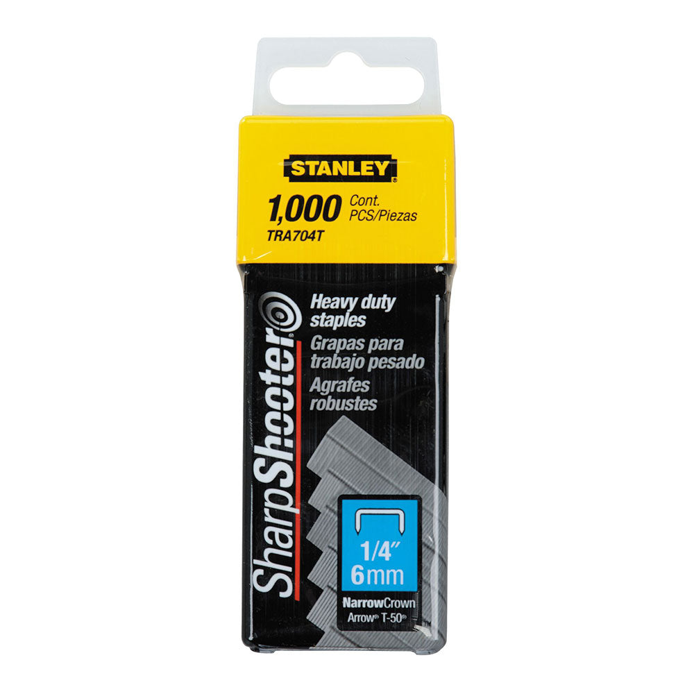 Caixa 1000 agrafos tipo g (4/11/140) 6mm 1-tra704t stanley_0