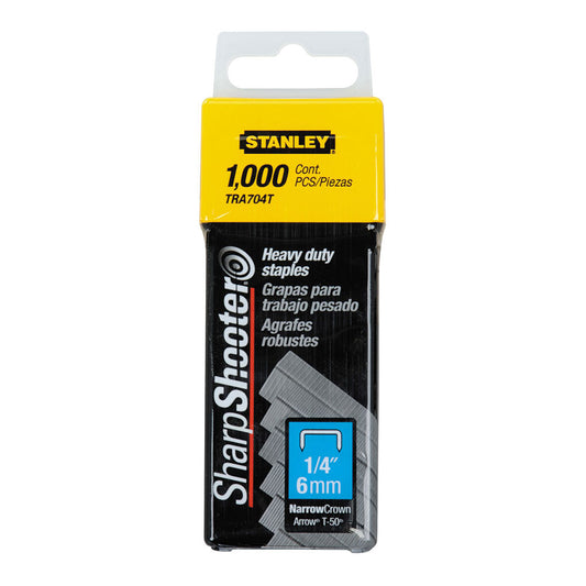 Caixa 1000 agrafos tipo g (4/11/140) 6mm 1-tra704t stanley_0
